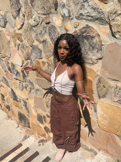 Mocha Chocolate Lynn: Earthy Tones Streetwear Outfit Guide - Jewels Laboratory