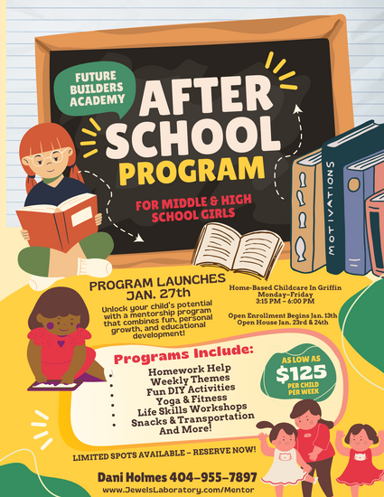 After-School Mentorship Enrollment - Jewels Laboratory